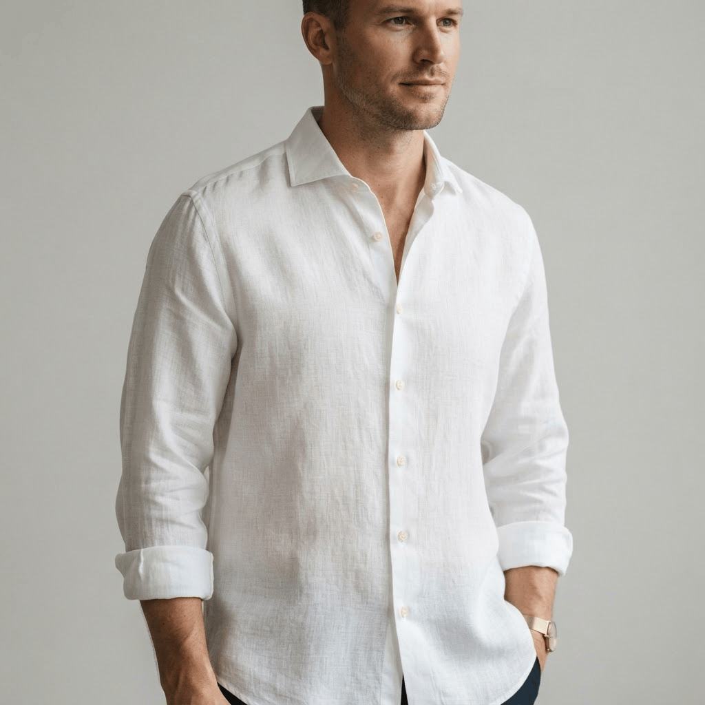 Camisa de Linho Relaxada — Ravel
